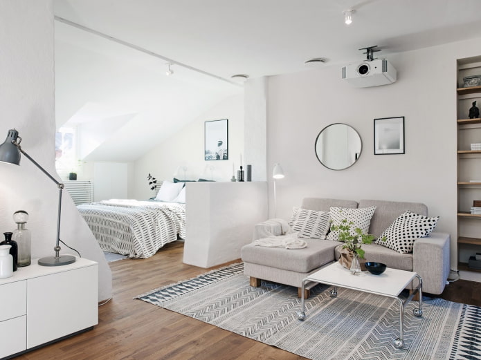room combined with a balcony