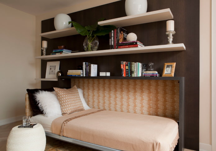bed with horizontal lifting mechanism