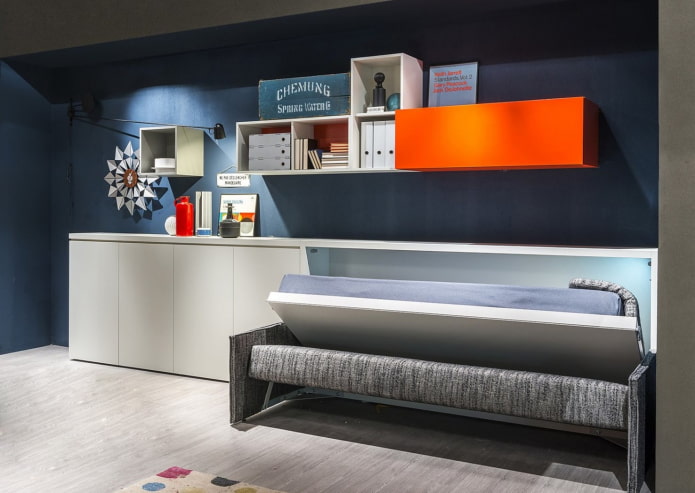 bed-nightstand in the interior