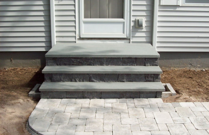 house with a concrete porch