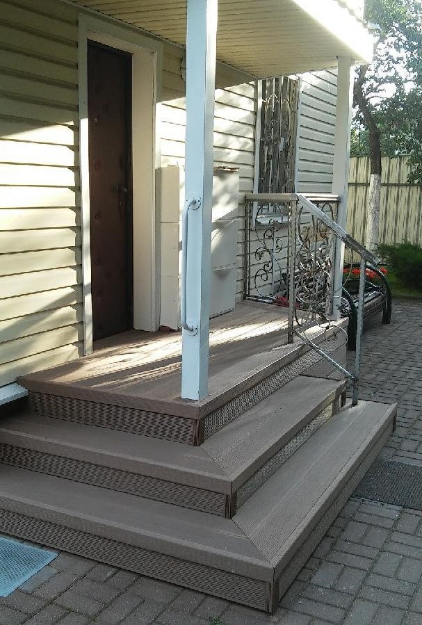house with a corner porch
