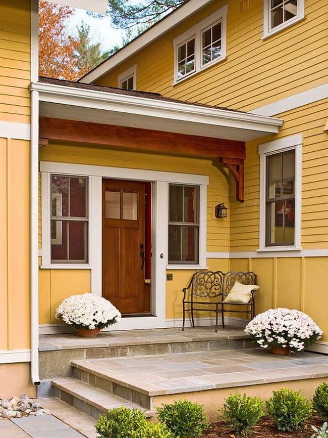 house with an open porch