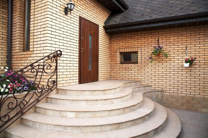house with an open porch
