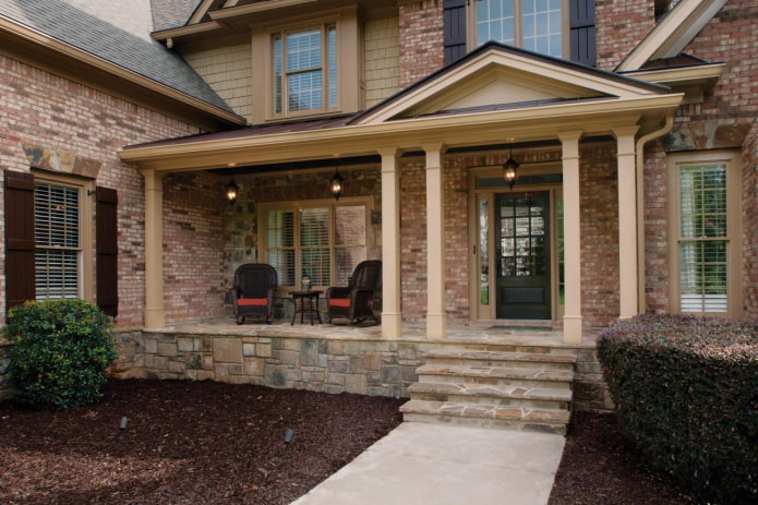 finishing a porch extension for a house