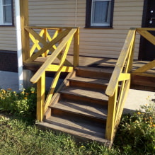 Porch to a wooden house-3