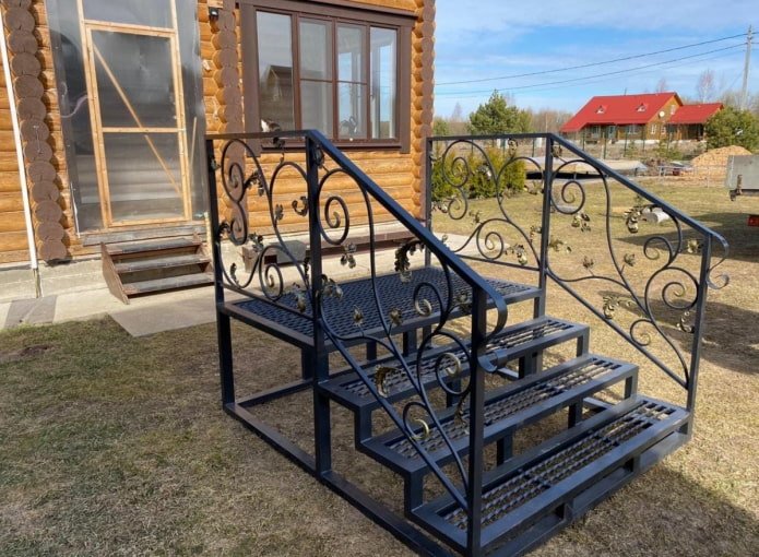 ready-made forged porch