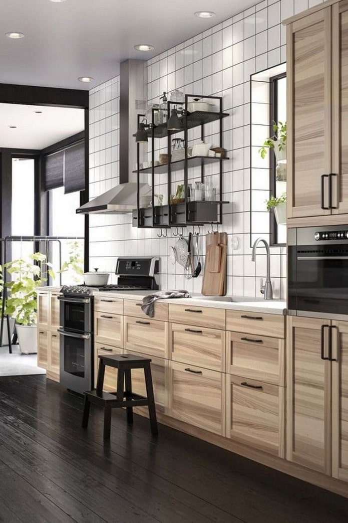 ikea solid wood kitchen