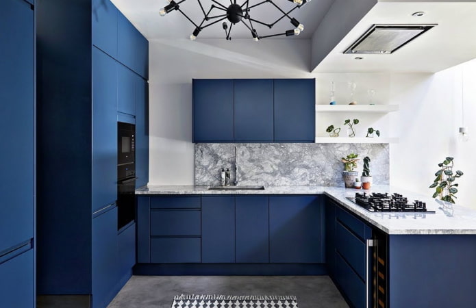 color palette of the kitchen in the modern style