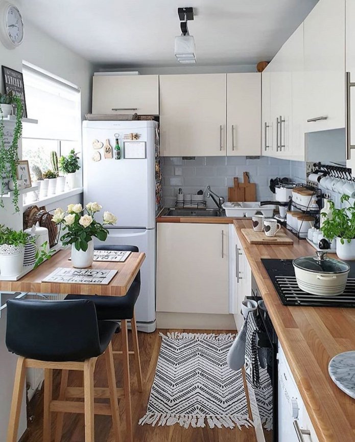 wooden countertop for the kitchen