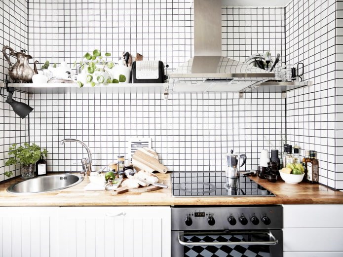 colorful kitchen apron