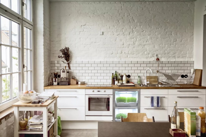 white brick wall