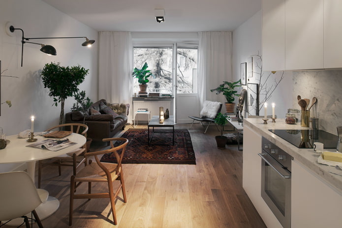 Sofa by the window