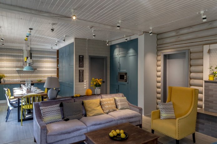 living room layout and zoning in the interior of the house