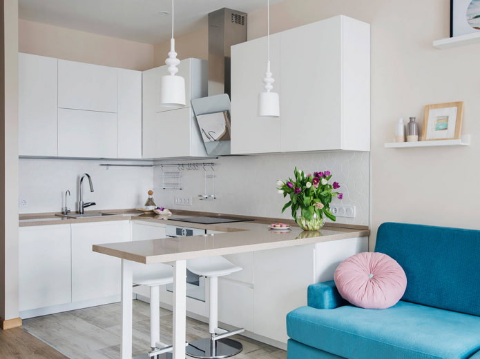 Kitchen in a studio