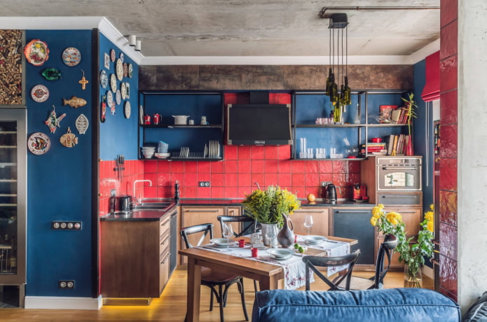 bright studio in loft style