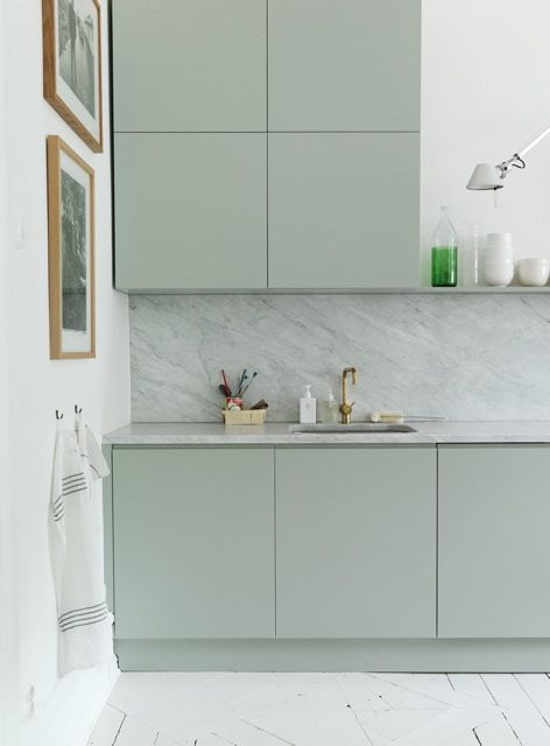 matte mint facades
