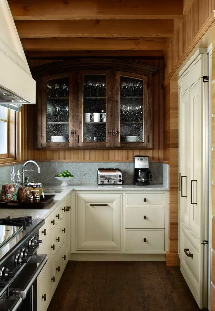 stone apron in the kitchen