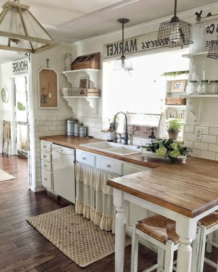dacha in country style