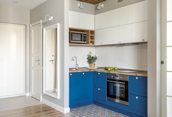 niche in the kitchen interior