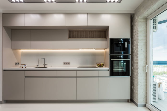 cabinets to the ceiling