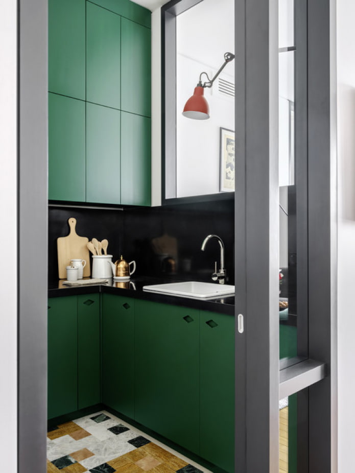 kitchen to the ceiling