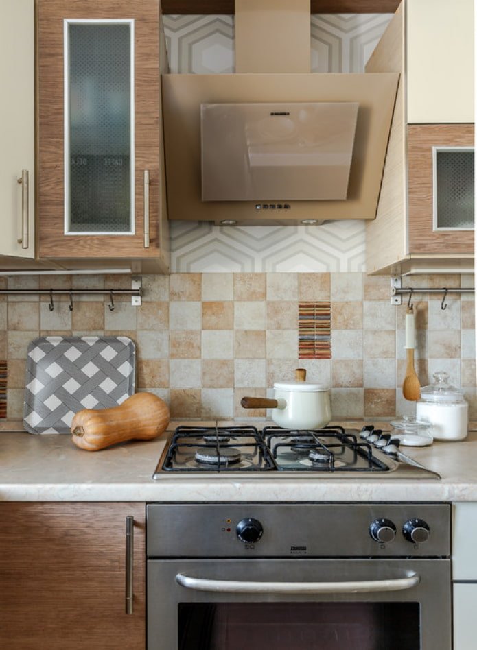 built-in gas panel