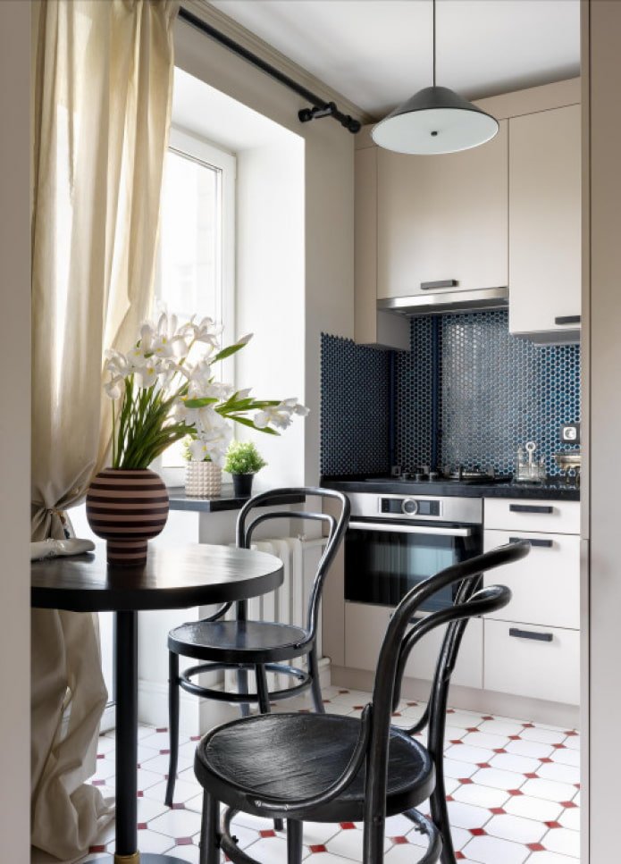 gas stove in the corner