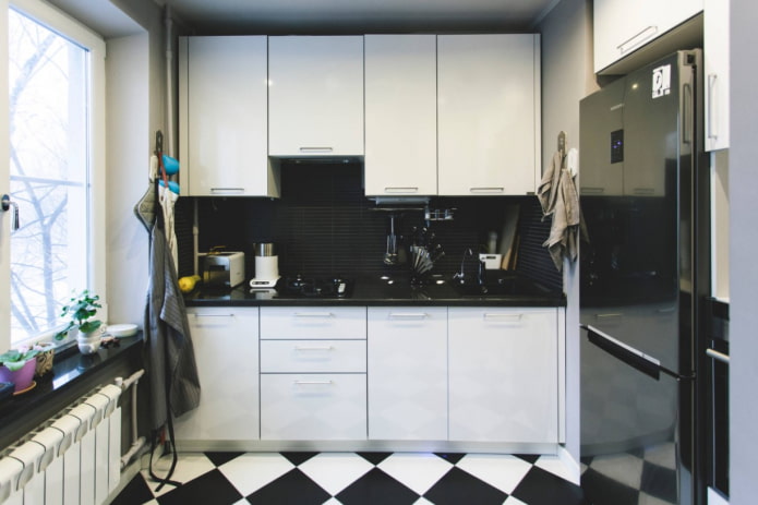 stove in the color of the countertop