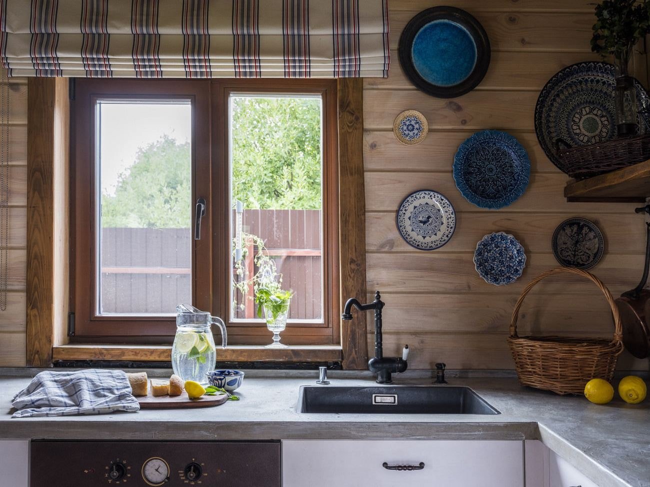 sink by the window in a private house