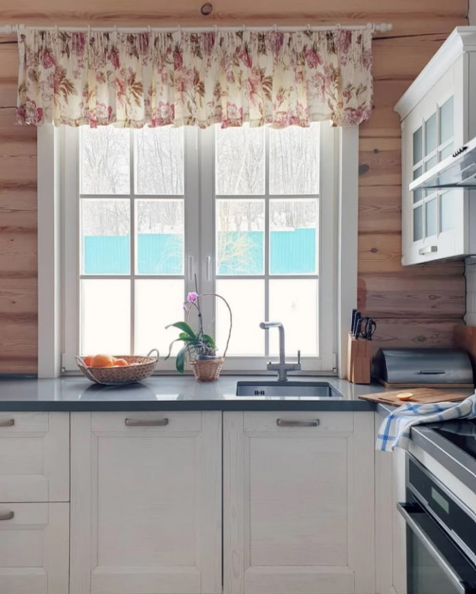 short curtains for the kitchen