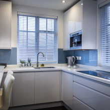How to arrange a kitchen with a sink by the window?-5