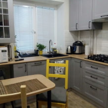 How to arrange a kitchen with a sink by the window? windows?-4