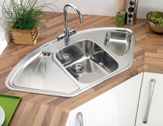 sink for corner cabinet