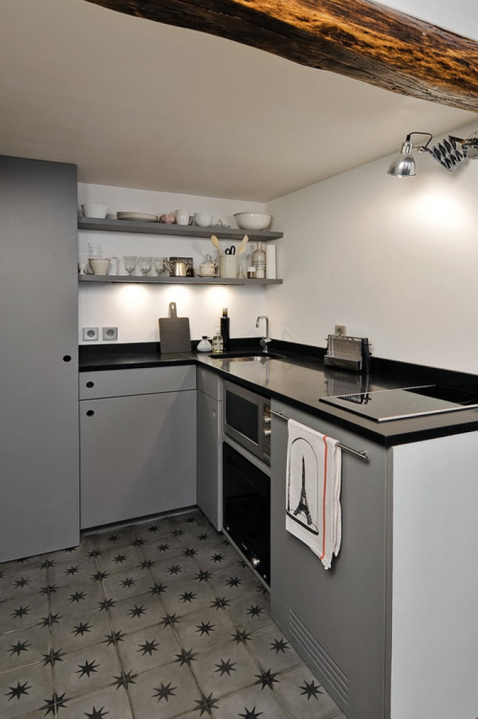 corner set with sink