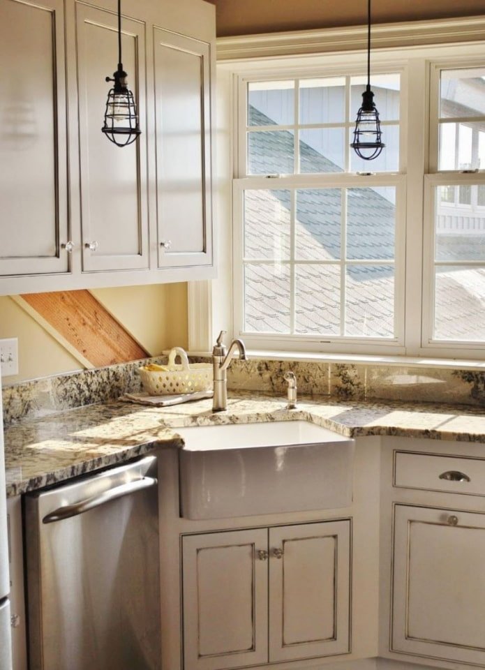 overhead kitchen sink