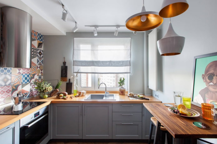 sink by the window in the kitchen
