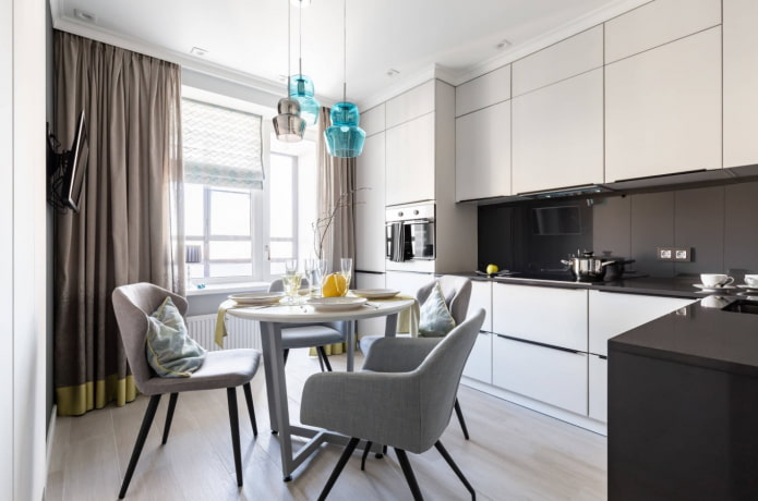 kitchen in neoclassical style