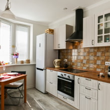 How to arrange a kitchen with a window?-3