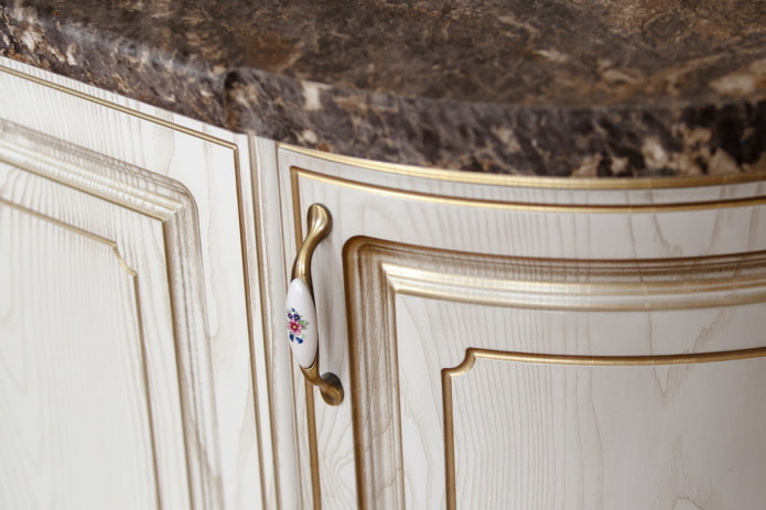 gold patina for the kitchen