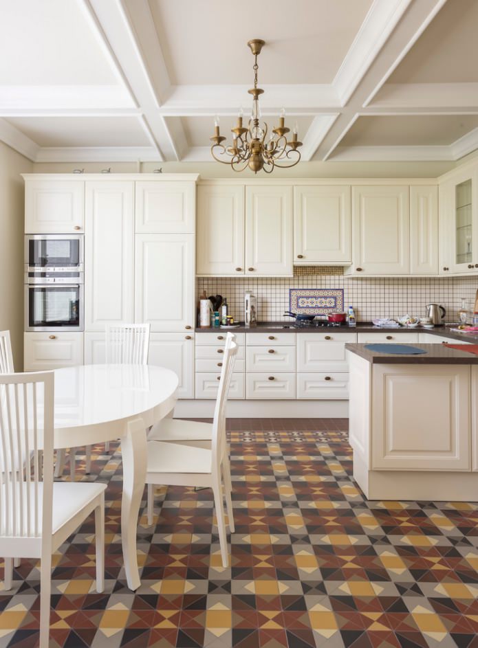 brown countertop