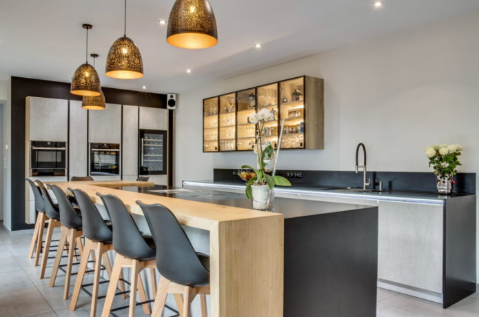 kitchen with lighting