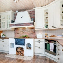 We design a kitchen in a private house-3