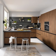 We design a kitchen in a private house-5