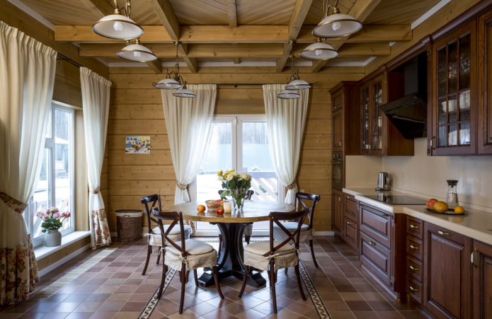 two windows in the kitchen