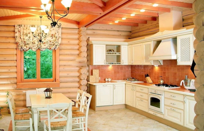 bright light in the kitchen