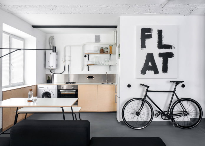 Loft style kitchen
