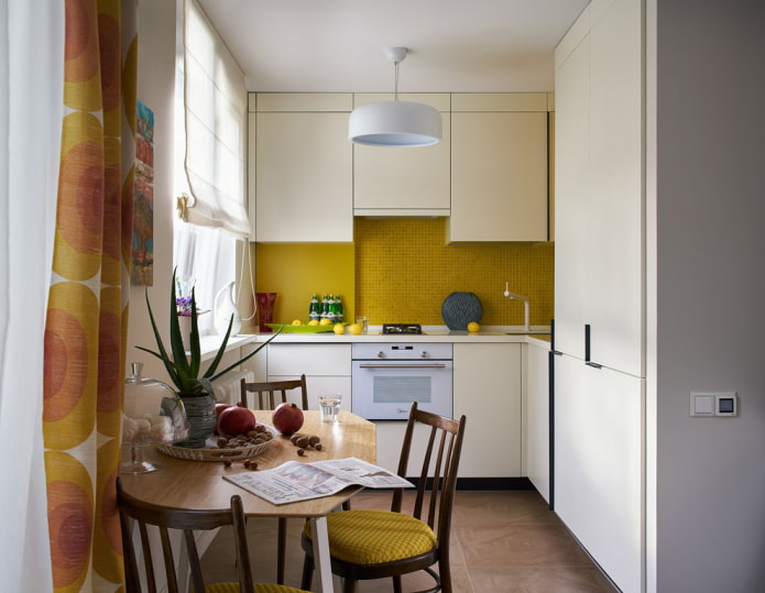 chandelier in the kitchen