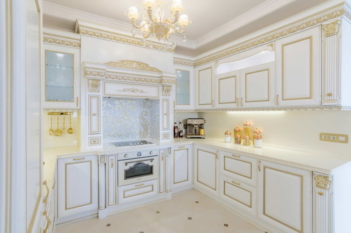 color scheme of a classic kitchen