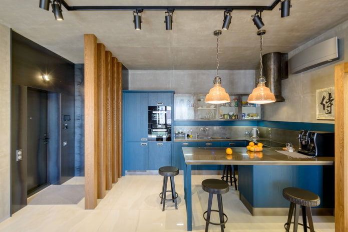 kitchen-hallway interior design