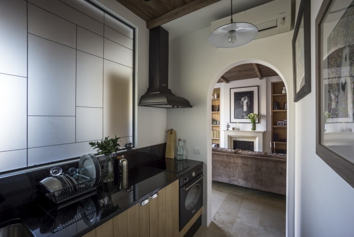 kitchen-hallway interior design